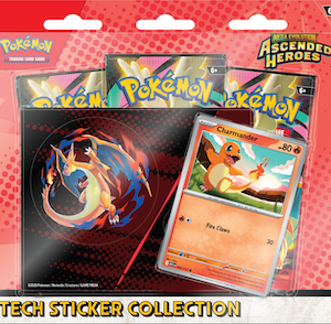 pokémon tcg: mega evolution ascended heroes tech sticker charmander