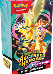 Home pokémon tcg: mega evolution ascended heroes booster bundle