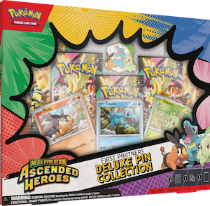 Home pokémon tcg: mega evolution ascended heroes deluxe pin collection first partners